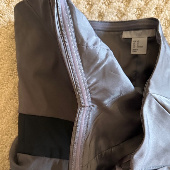 H&M Strapless Gray Ruffle Dress - Picture 5 of 6